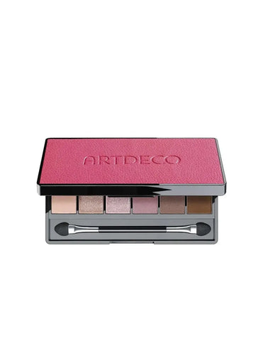 Artdeco Iconic Eyeshadow Palette Garden of Delights with vibrant shades in sleek packaging, featuring a variety of eye makeup colors.