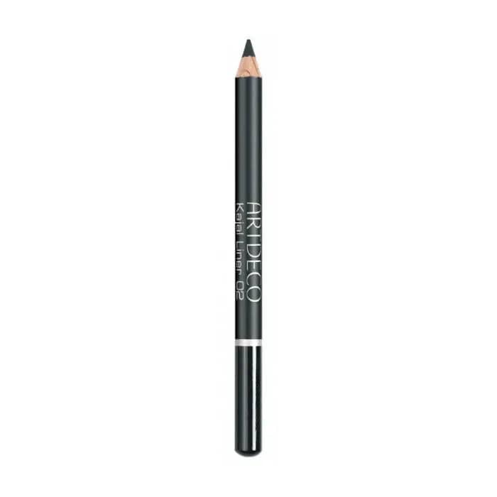 Artdeco Kajal Liner 02 Black by Jag Couture London - New York, 1.1g, close-up of black eyeliner pencil with sharpened tip.