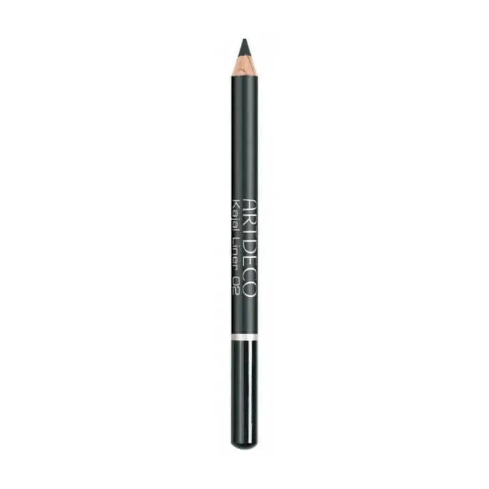 Artdeco Kajal Liner 02 Black, 1.1g, with smooth black eyeliner pencil from Jag Couture London - New York collection.