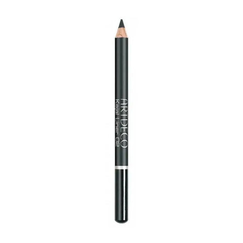 Artdeco Kajal Liner 02 Black, 1.1g, with smooth black eyeliner pencil from Jag Couture London - New York collection.