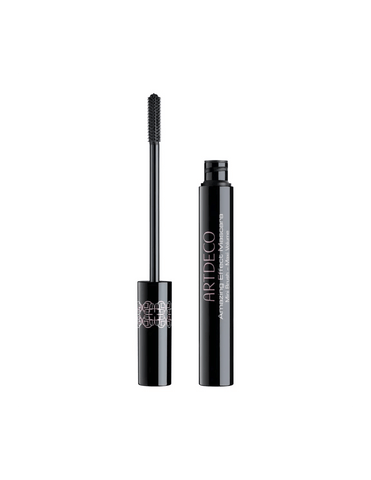Artdeco Masc Amazing Effect 1p3 mascara tube with black and silver design, showcasing the product's packaging.