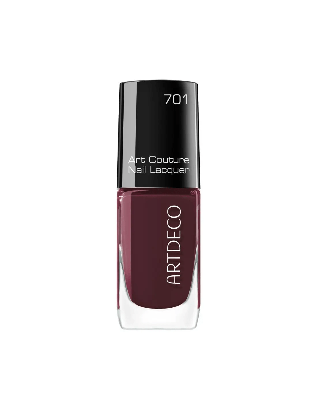 Artdeco Uñas Art Couture Nail Lacquer by Jag Couture London and New York, featuring a glossy, vibrant nail polish bottle.