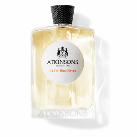 Atkinsons 24 Old Bond Street Eau De Cologne spray 100ml, featuring classic glass bottle and elegant packaging by Jag Couture London New York