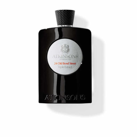 Atkinsons 24 Old Bond Street Triple Extract Eau de Cologne spray 100ml, featuring elegant packaging and classic design.