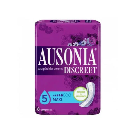 Ausonia Discreet Sanitary Towels Maxi Urinary Incontinence 8 Units Jag Couture London - New York
