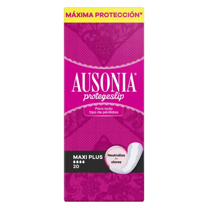 Ausonia Protegeslip Maxiplus Pantyliners 20 Units Jag Couture London - New York