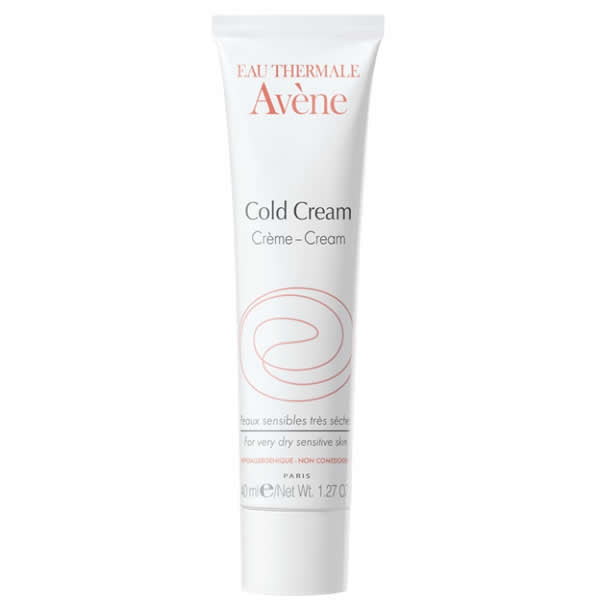Jag Couture London New York Avene Cold Cream 40ml jar with white packaging and blue label, suitable for soothing and moisturizing skin.