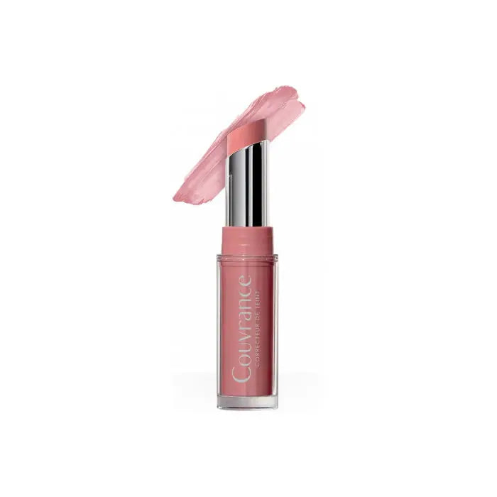Avene Couvrance Balm SPF20 in Rose Tendre, a skincare product with a soft pink tint and soothing texture, displayed in a jar.