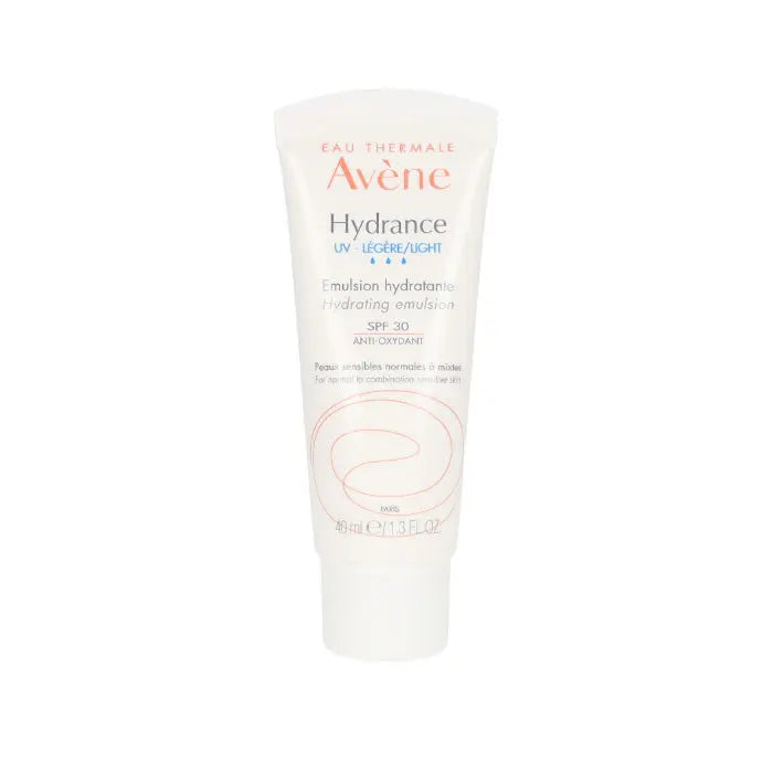Avene Hydrance Moisturizer SPF30 in 40ml jar, lightweight facial moisturizer with sun protection, by Jag Couture London - New York.