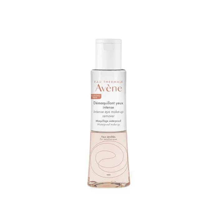 Jag Couture London New York Avene Intense Eye Make-Up Remover 125ml bottle with clear label and cap, designed for gentle eye makeup removal.