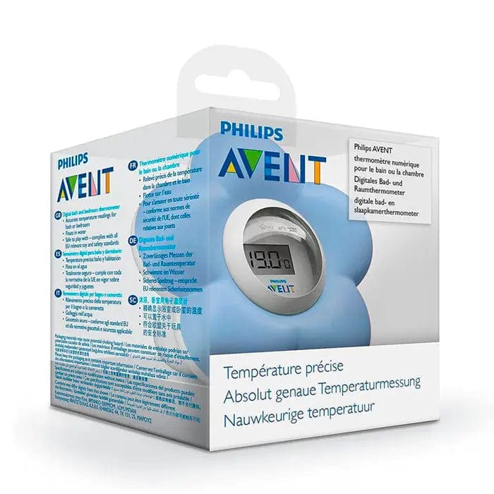 Jag Couture London-New York Avent bathroom and bedroom thermometer 1U, digital thermometer with display for temperature measurement.