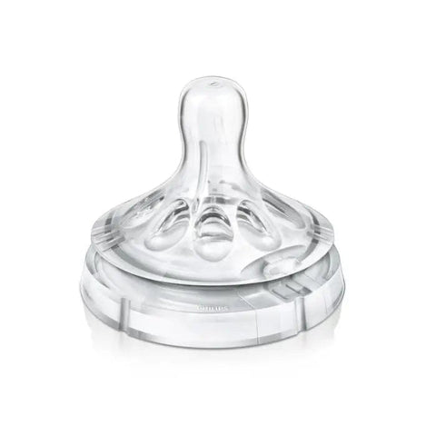 Two units of Avent Natural Nipple Slow Flow bottles for 1 month+ by Jag Couture London New York, showing the nipple and bottle design.