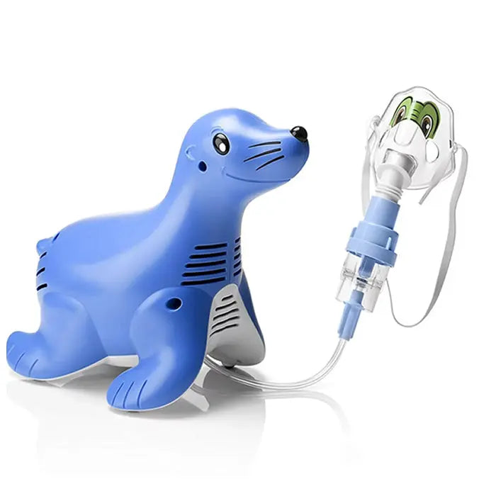 Avent Sami the Seal nebuliser by Jag Couture London New York, featuring a cute seal-shaped design for children’s respiratory therapy.