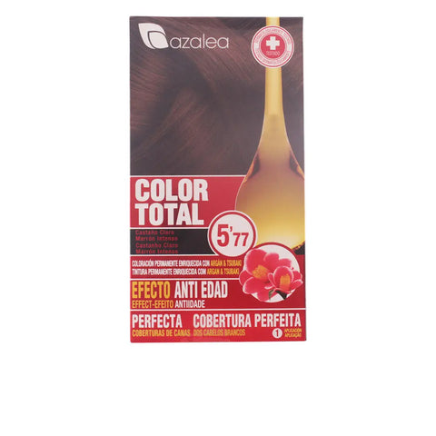 Jag Couture London - New York Azalea Color Total 5.77 light brown hair dye bottle with intense brown shade