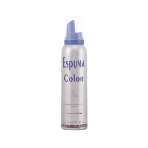 Jag Couture London Azalea Colour Mousse in Brown for hair, 150ml bottle, showcasing the product's packaging and color.
