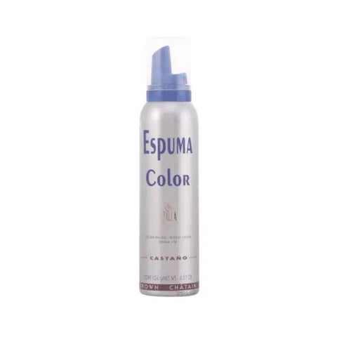 Jag Couture London Azalea Colour Mousse in Brown for hair, 150ml bottle, showcasing the product's packaging and color.