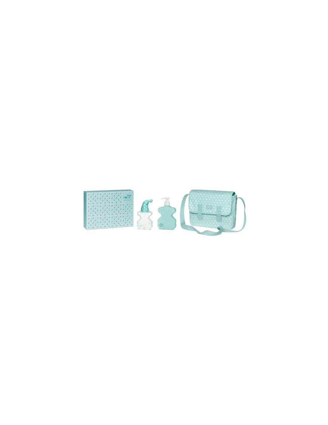 Baby Tous Edc My First perfume 100ml bottle by Jag Couture London New York, with a blue Bolsa packaging.