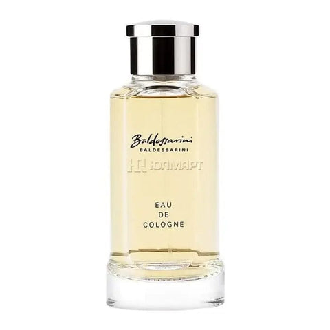 Baldessarini Eau De Cologne Spray 75ml by Jag Couture London - New York, elegant glass bottle with silver cap, showcasing the fragrance.