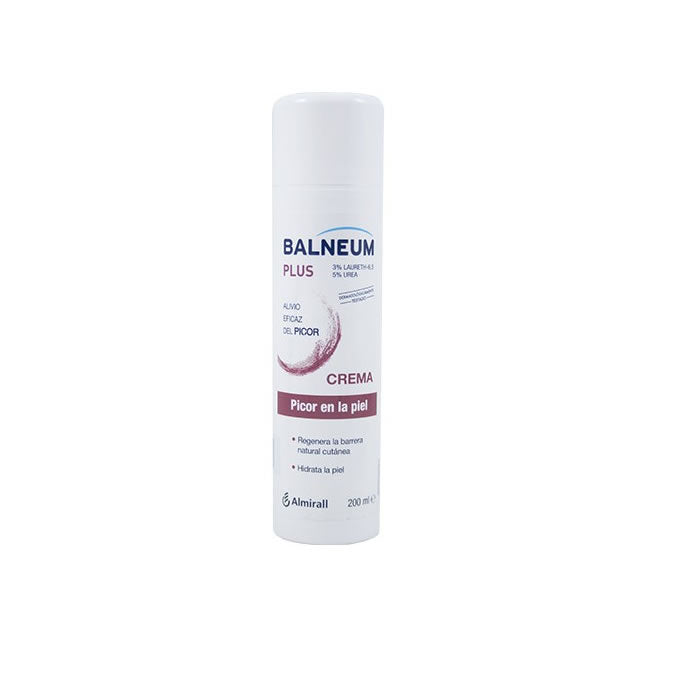 Jag Couture London New York Balneum Plus Cream 200ml tube, moisturizing skincare product with a white and blue packaging.