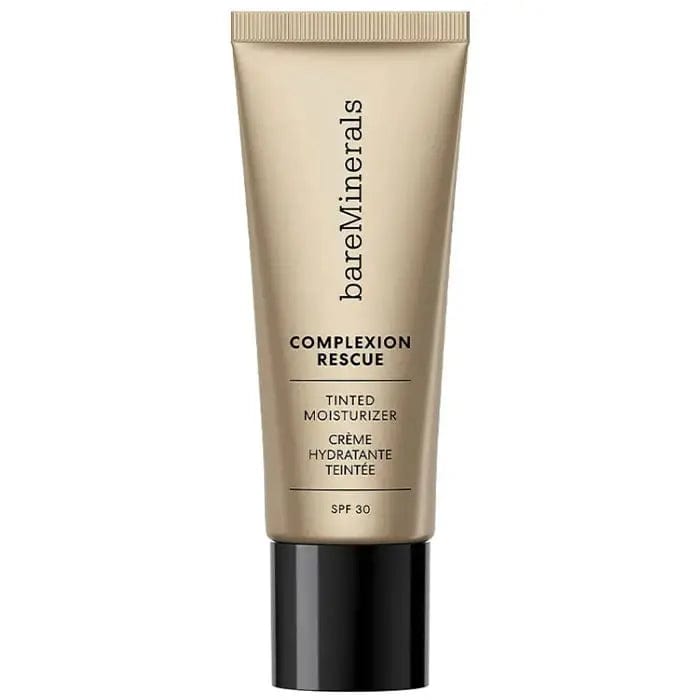 BareMinerals Complexion Rescue Tinted Hydrating Gel Cream in Birch with SPF30, 35ml jar, showing the product container and label.