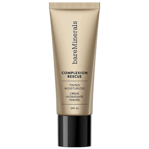 Bareminerals Complexion Rescue Tinted Hydrating Gel Cream in Birch with SPF 30, 35ml, shown in a sleek jar with a natural finish.