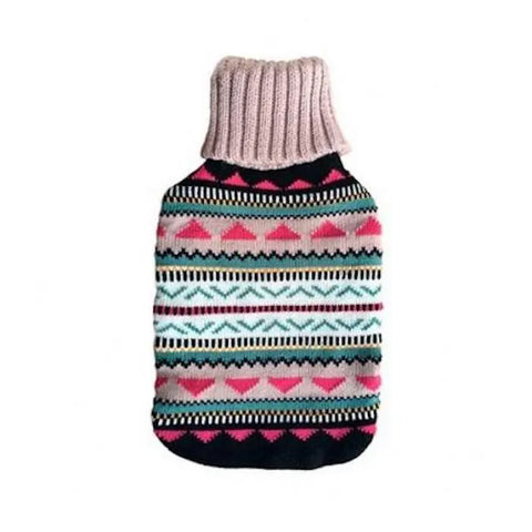 Rubber hot water bag with 2L capacity from Jag Couture London New York, designed for soothing warmth and comfort.