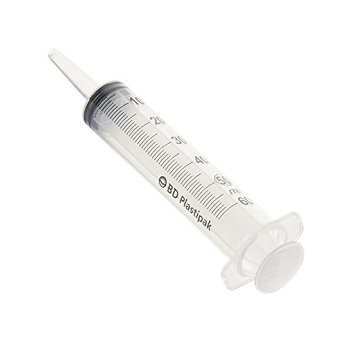 Set of 10 BD Plast syringes with C/A sold 0.45X12.7, featuring clear plastic construction, from Jag Couture London - New York.