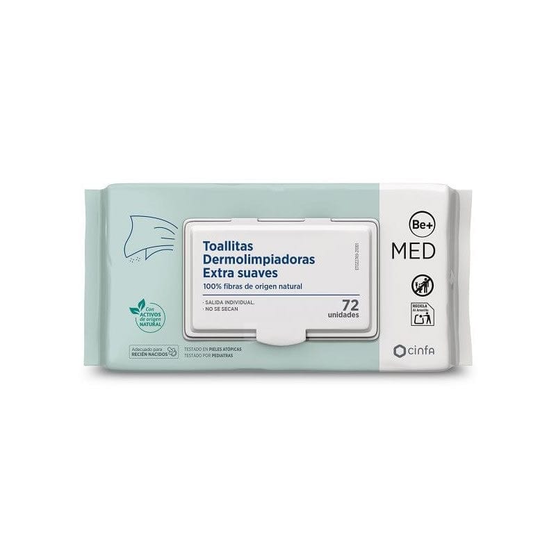 Jag Couture London New York BE+Med Pediatrics Wipes 72 units, soft and gentle baby wipes for delicate skin.