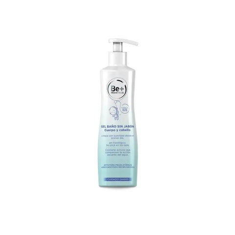 Be Pediatrics soap-free bath gel in a 500ml bottle by Jag Couture London - New York, gentle for children's skin.