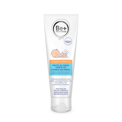Jag Couture London Be+ Pediatrics Water Paste Forte 60ml tube, suitable for children's oral care, with blue packaging and label.
