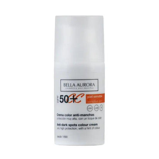 Bella Aurora Anti Dark Spot Colour Cream Spf50+ 30ml Jag Couture London - New York