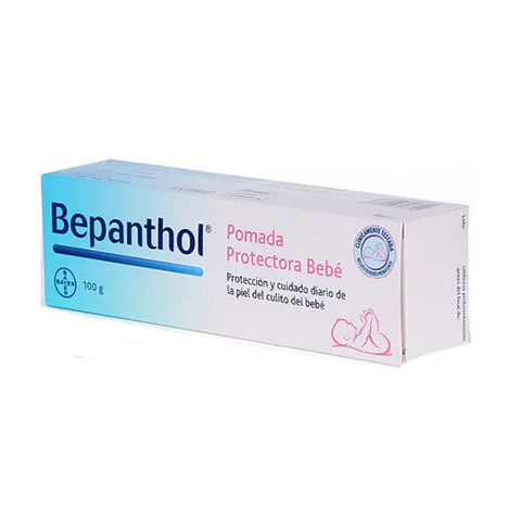 Bepanthol Baby Protective Cream in 100g jar, gentle skincare for babies, by Jag Couture London New York.
