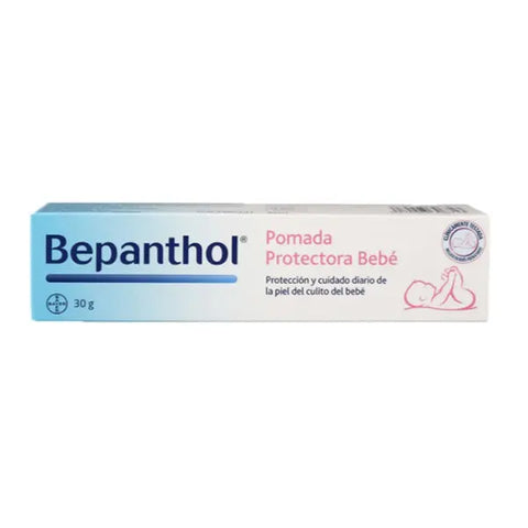 Bepanthol Baby Protective Cream 30g jar by Jag Couture London New York, showing the cream container and packaging.