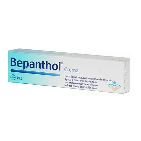 Bepanthol Cream 30g jar from Jag Couture London New York, showing the white and blue packaging and product label