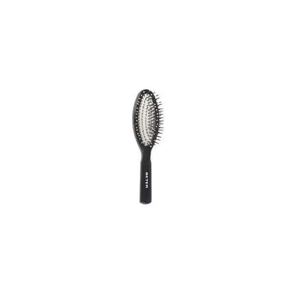 Jag Couture London Beter Cushion Brush with nylon ball-tip bristles, 17.5cm, designed for gentle hair detangling and styling.