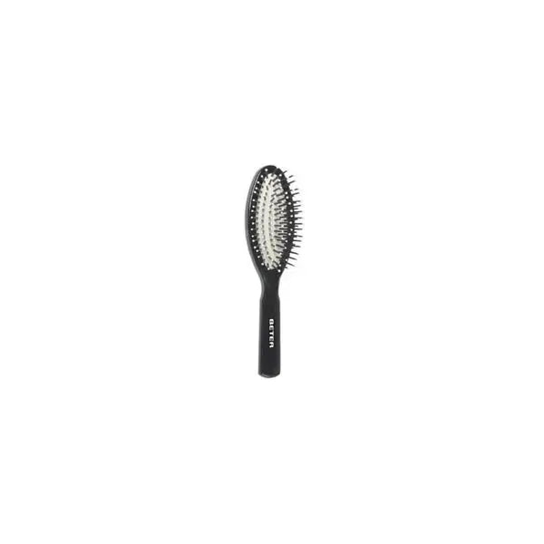 Jag Couture London - New York Beter Cushion Brush with nylon ball-tip bristles, 17.5cm, for gentle hair detangling and styling.