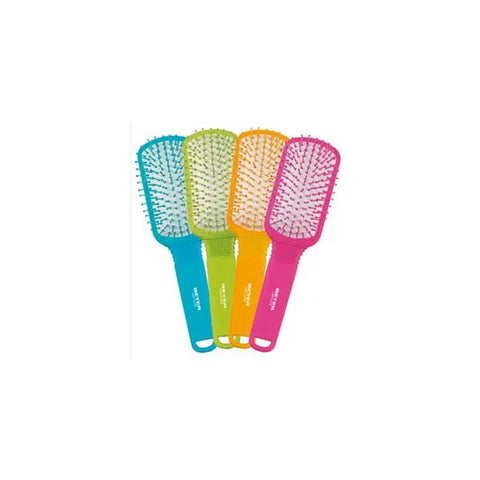 Jag Couture London New York Beter Cushion Brush with nylon ball-tip bristles, 22.5cm, for gentle hair detangling and styling.