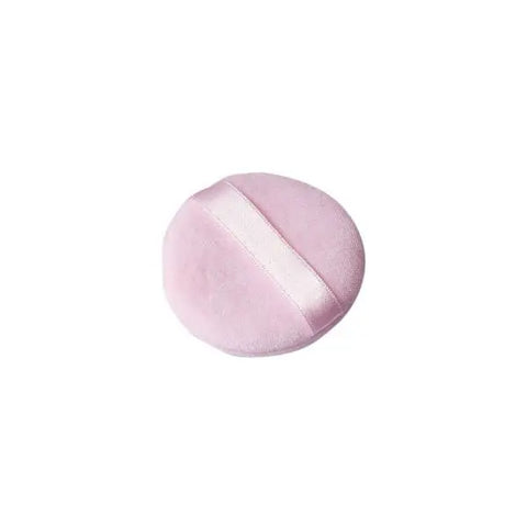 Jag Couture London New York Beter Double Cosmetic Powder Puff in soft cotton, showing the plush, double-sided design for makeup application.