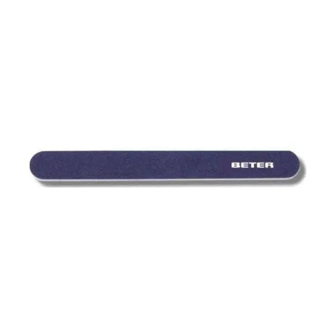 Jag Couture London New York Beter fibreglass nail file 180/220 grit, 17.5cm long, with textured surface for nail shaping and smoothing.