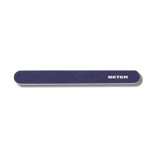 Jag Couture London-New York Beter fibreglass nail file with 180/220 grit, 17.5cm long, showing the textured surface for nail grooming.