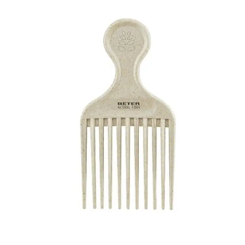 Jag Couture London New York Beter Peine Ahuecador in natural fiber beige, a handcrafted hairbrush with ergonomic design.