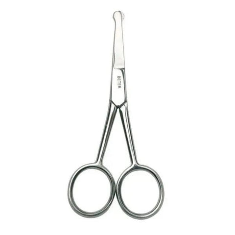 Jag Couture London stainless steel straight blunt tip scissors, 10.4cm, with sharp blades for precise cutting.