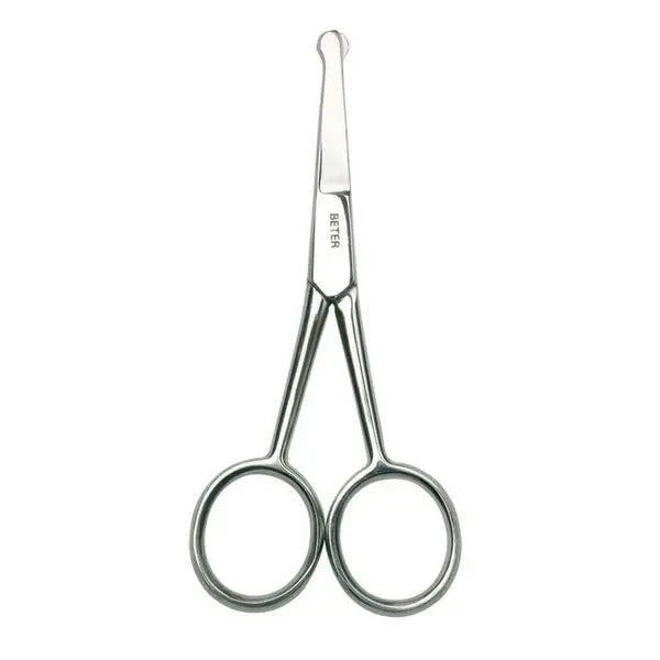 Jag Couture London stainless steel straight blunt tip scissors, 10.4cm, with sharp blades and ergonomic handle for precise cutting.