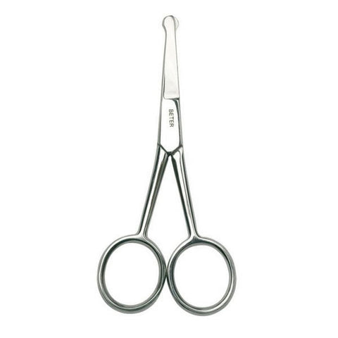 Jag Couture London stainless steel straight blunt tip scissors, 10.4cm, with sharp blades and ergonomic handles for precise cutting.
