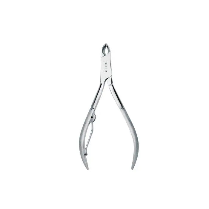 Jag Couture London New York stainless steel tongue and groove manicure pliers for precise nail grooming.