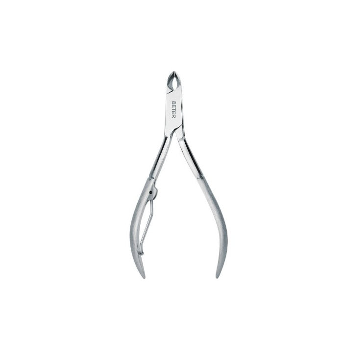 Jag Couture London stainless steel tongue and groove manicure pliers for precise nail grooming and cuticle care.