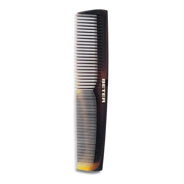 Jag Couture London-New York Beter Styler Comb, 18.5cm, featuring a sleek black design for hair styling and detangling.