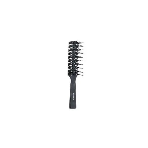 Jag Couture London New York vent brush with nylon ball-tip bristles for gentle, effective hair styling and detangling.