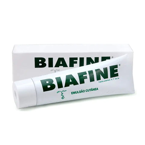 Biafin Skin Emulsion 50ml by Jag Couture London New York, showing the skincare bottle with product label and packaging.