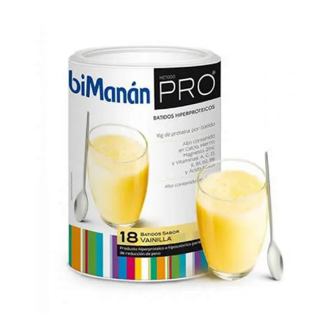 Bimanán Pro Big Format Vanilla Milkshake 18 units by Jag Couture London New York, showing the large milkshake packaging.